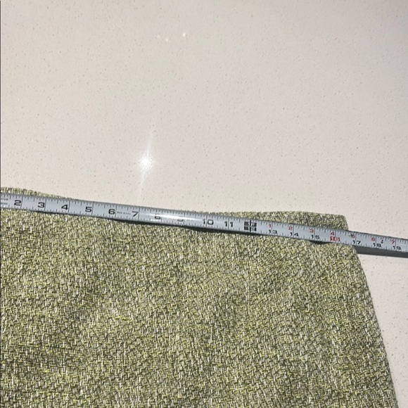 Jones & Co Green Cotton Blend Open Blazer w/Matching Skirt Suit Women’s Size 12 - Picture 2 of 14